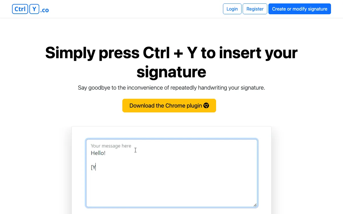 Ctrly.co homepage screenshot