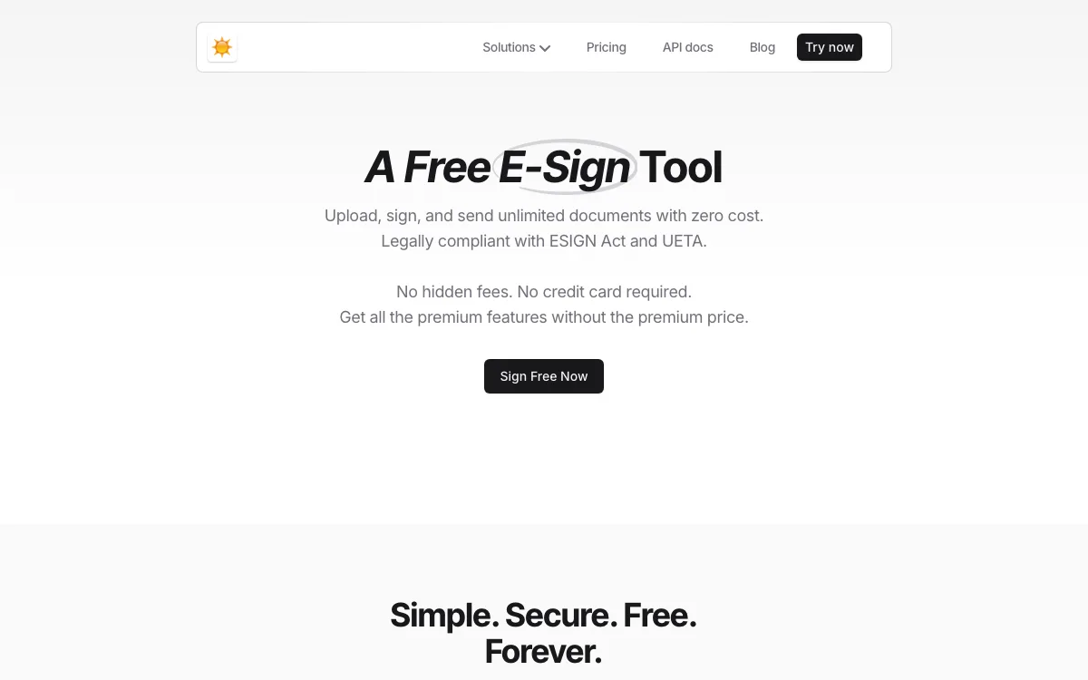 Spryngtime homepage screenshot