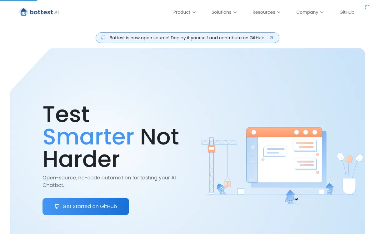 bottest.ai homepage screenshot