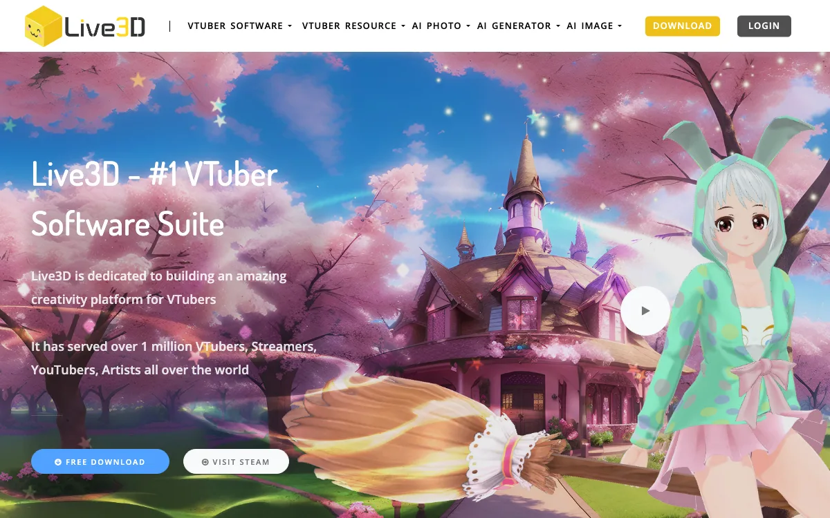 AnimeGenius - Anime AI Generator homepage screenshot