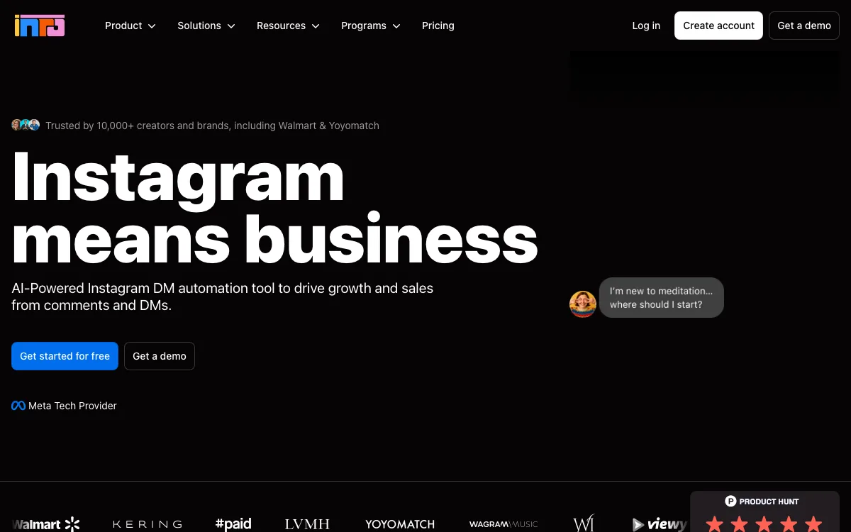 Inrō homepage screenshot