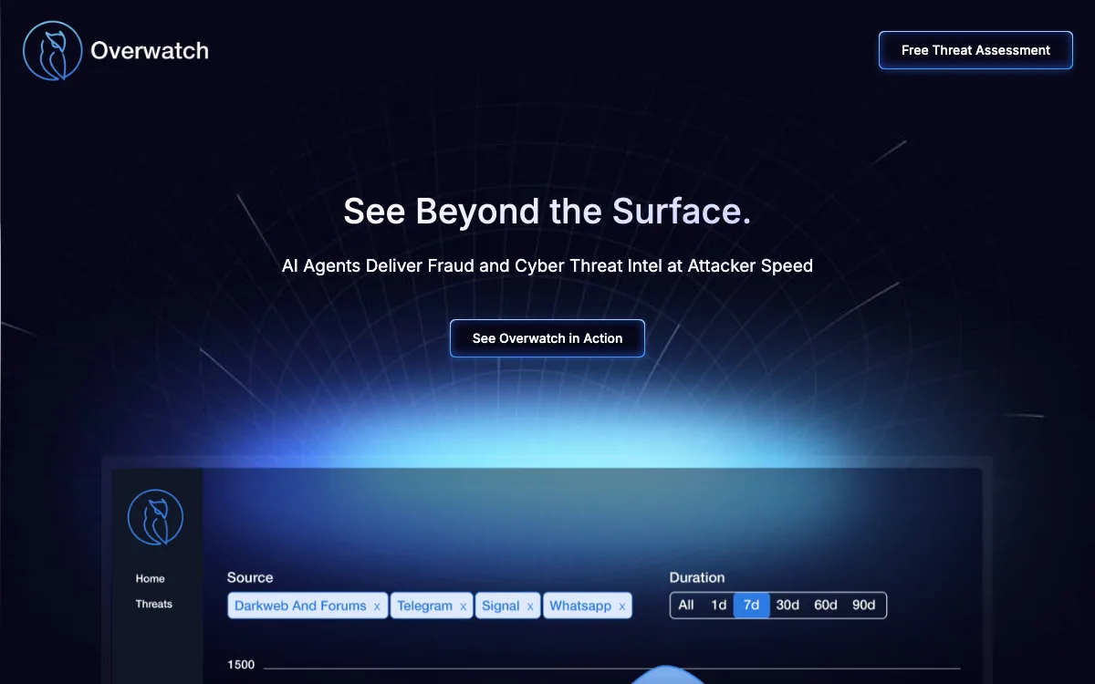 Overwatch homepage screenshot