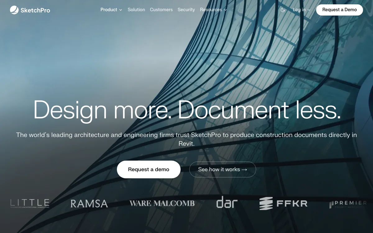 SketchPro AI homepage screenshot
