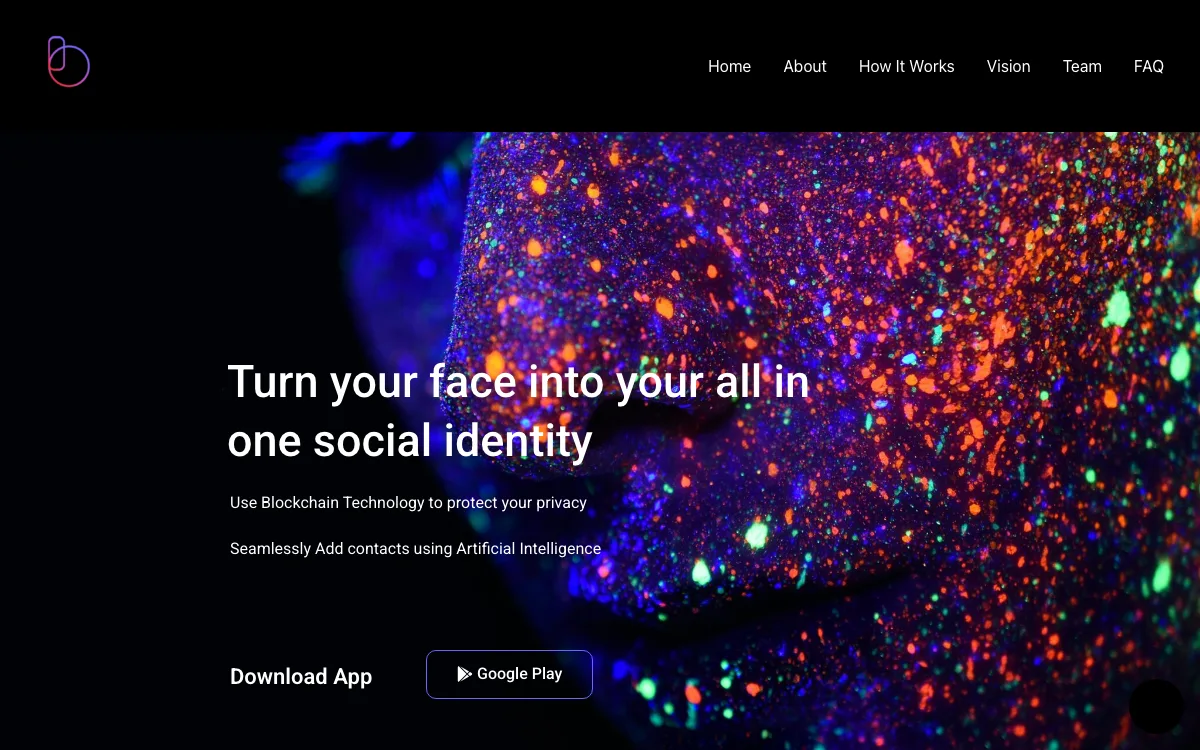 Blynkkr homepage screenshot