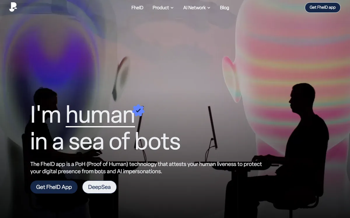 Privasea homepage screenshot