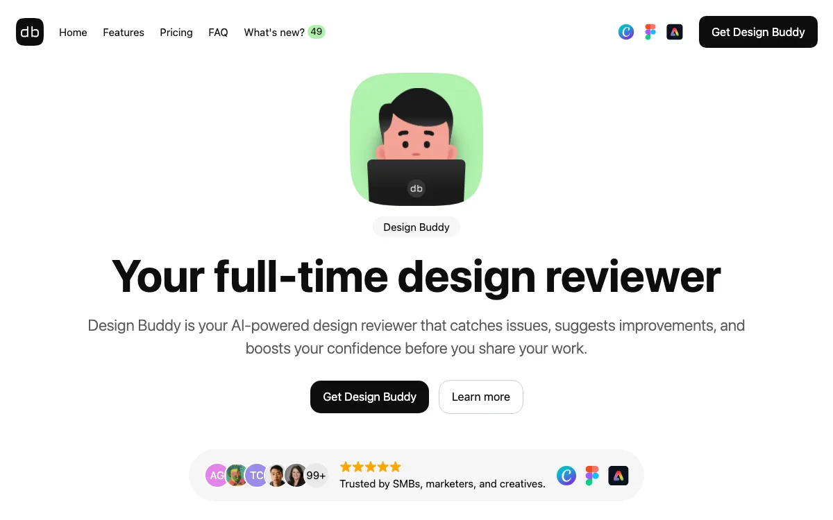 DesignBuddy.net homepage screenshot