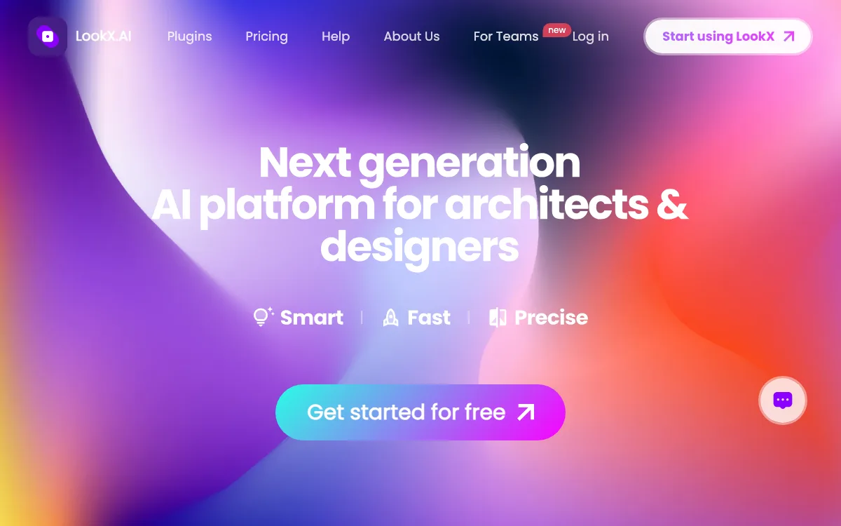LookX homepage screenshot