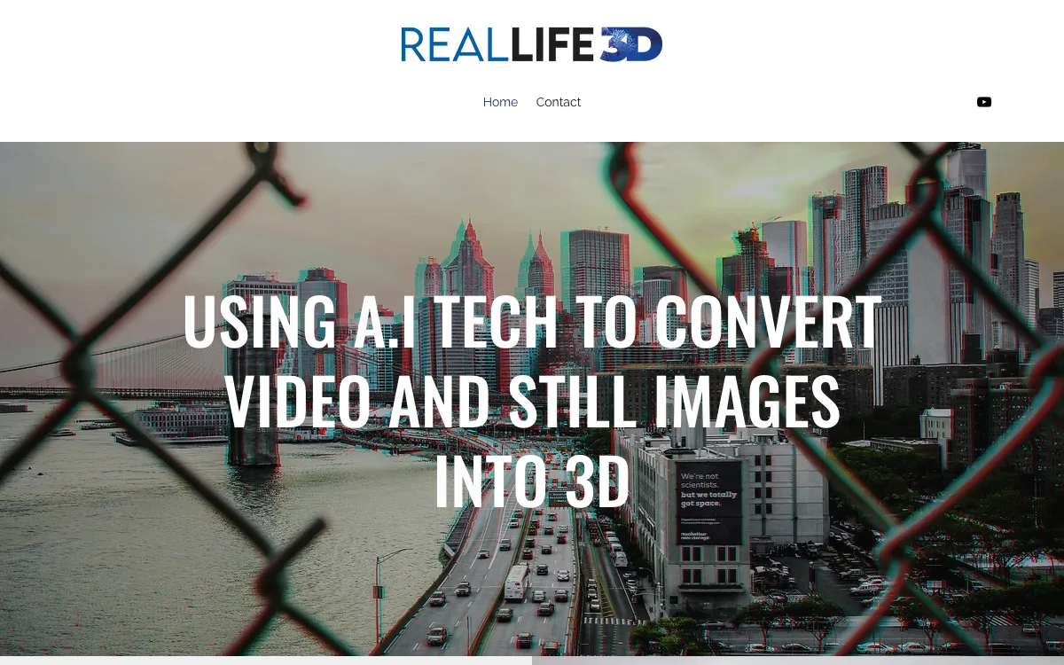 RealLife3D homepage screenshot