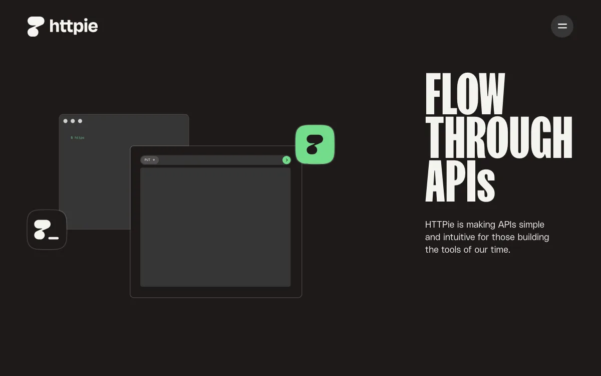 HTTPie AI homepage screenshot