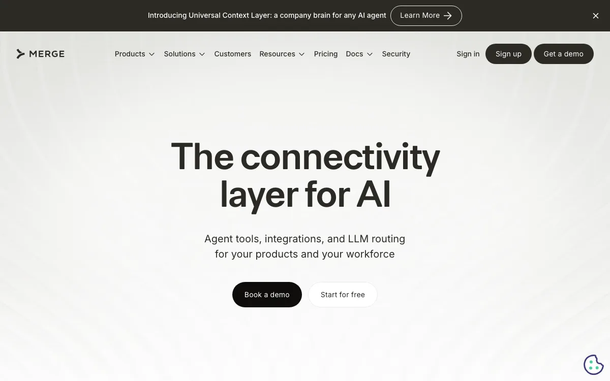 Blueprint homepage screenshot