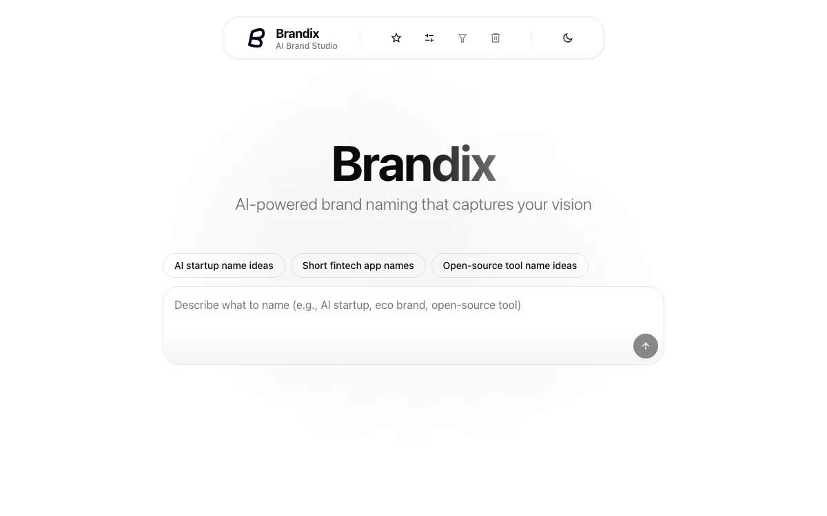 Brandix homepage screenshot