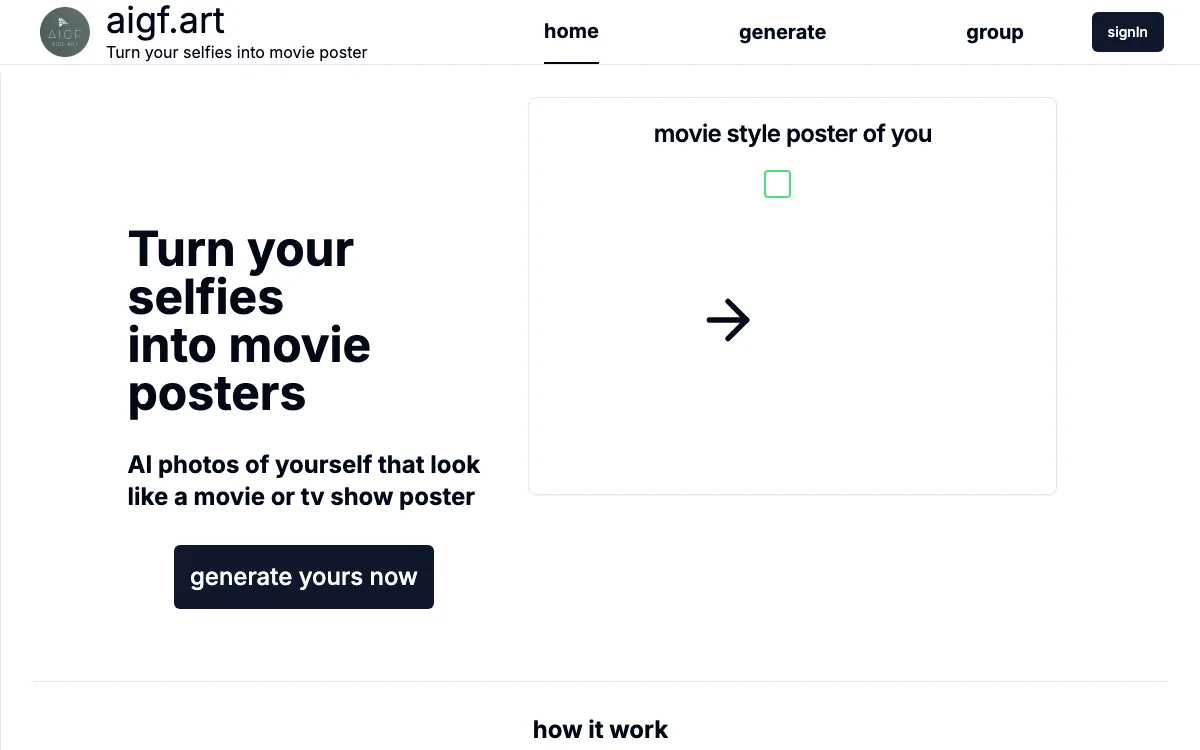aigfaigf.art homepage screenshot