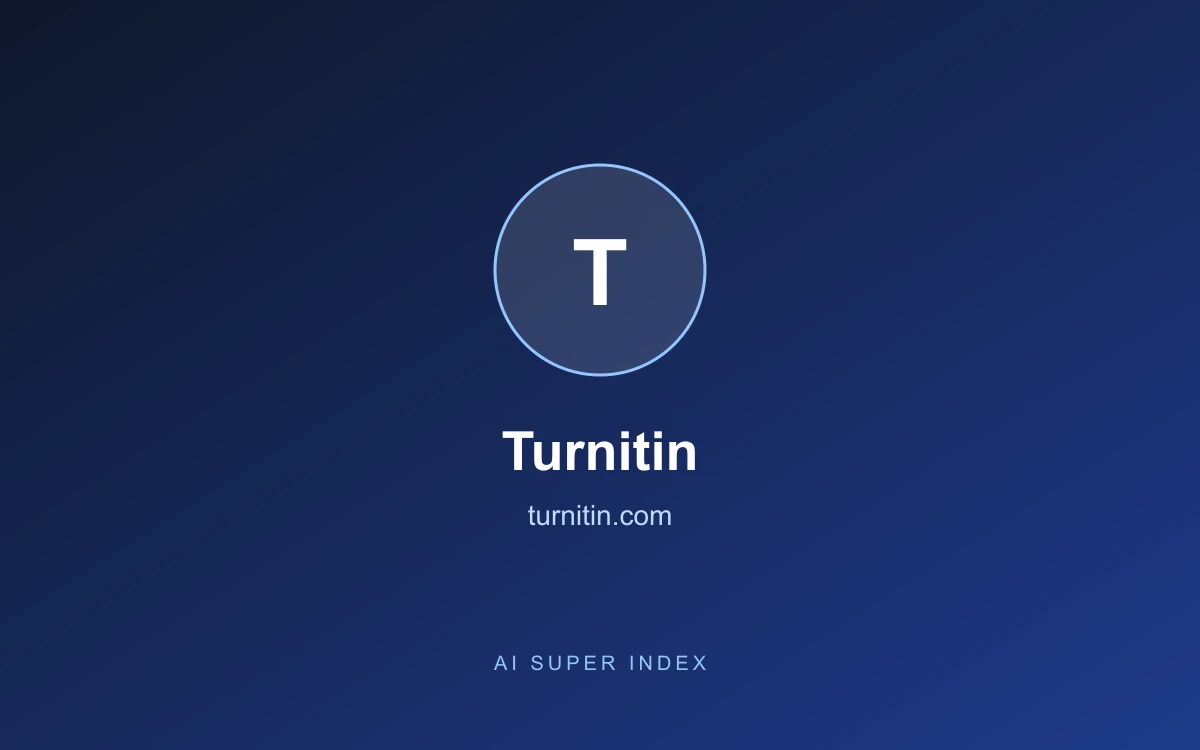 Turnitin homepage screenshot