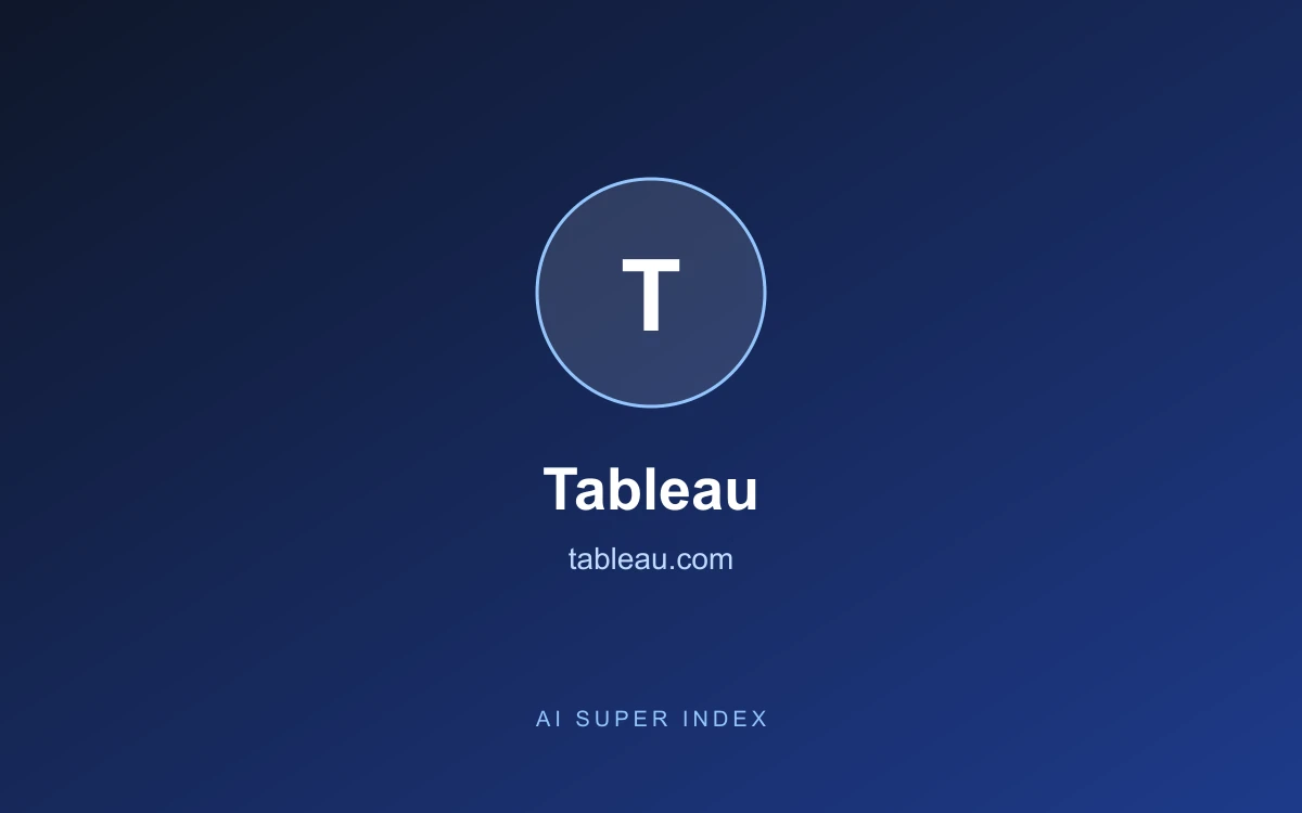 Tableau homepage screenshot