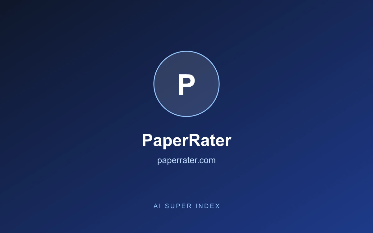 PaperRater homepage screenshot