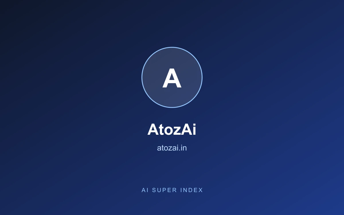 AtozAi homepage screenshot