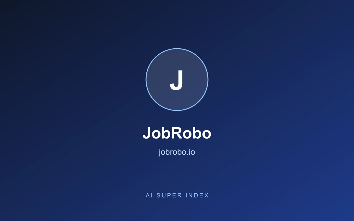 JobRobo homepage screenshot