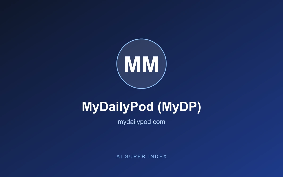 MyDailyPod (MyDP) homepage screenshot