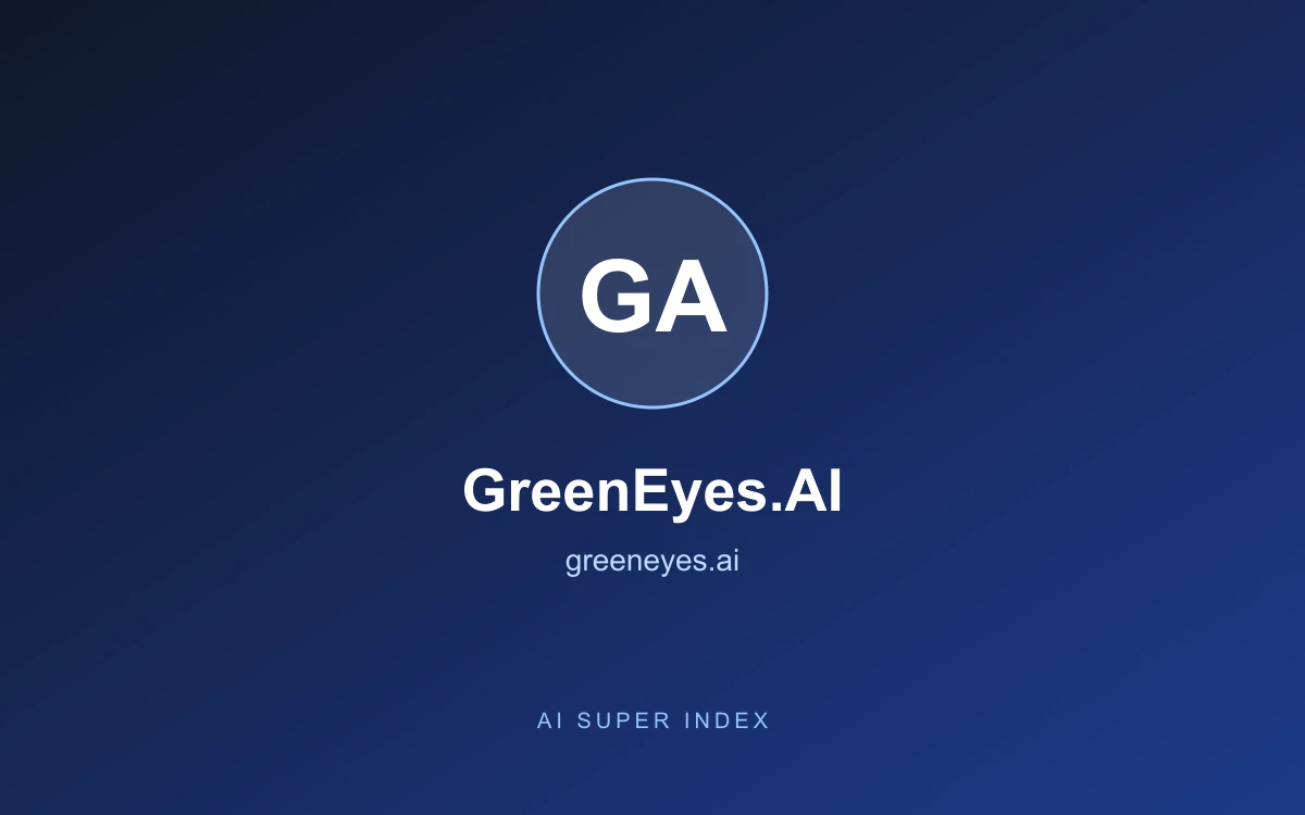 GreenEyes.AI homepage screenshot