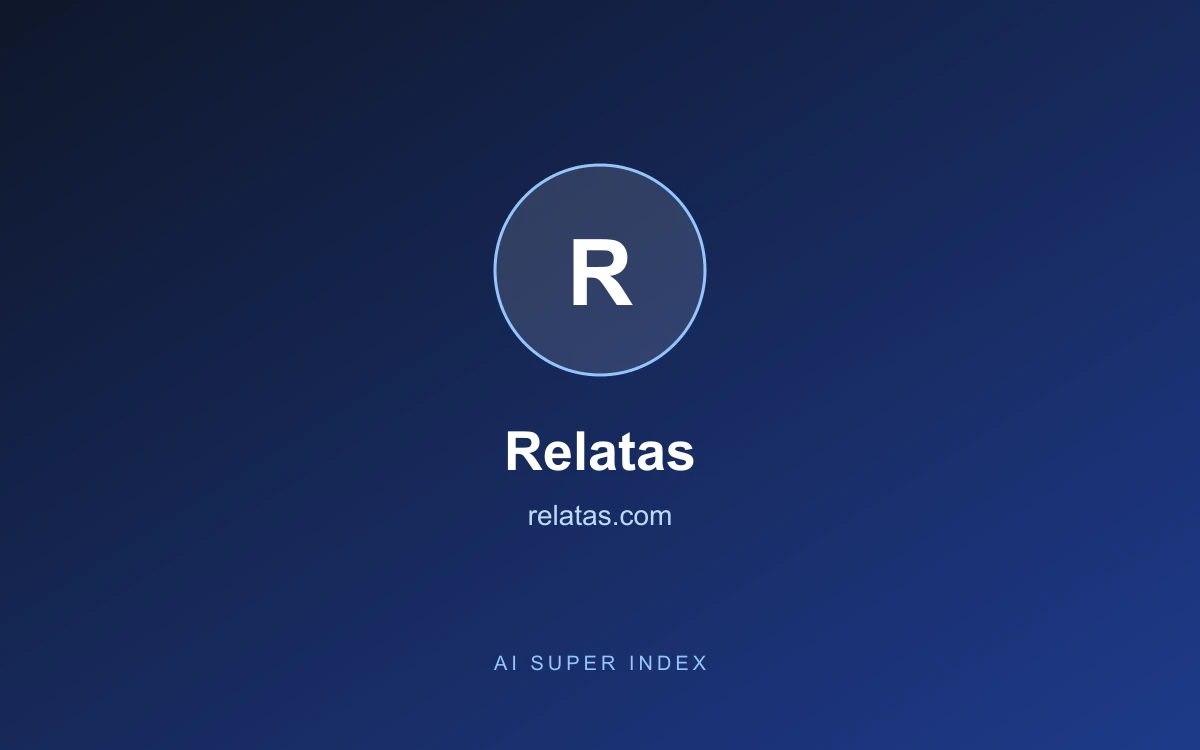 Relatas homepage screenshot