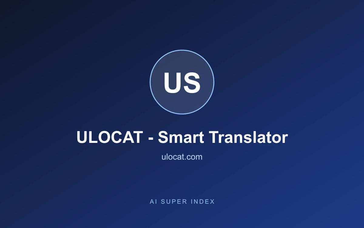 ULOCAT - Smart Translator homepage screenshot