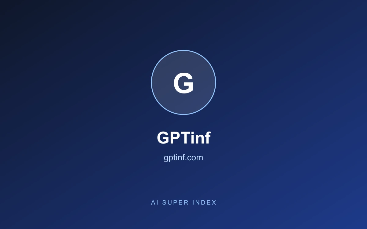 GPTinf homepage screenshot