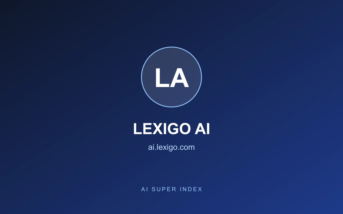 LEXIGO AI homepage screenshot