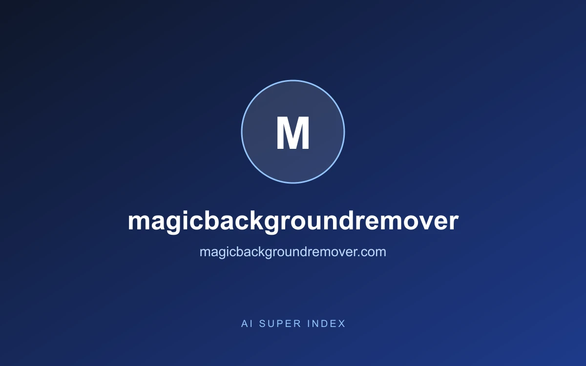 magicbackgroundremover homepage screenshot