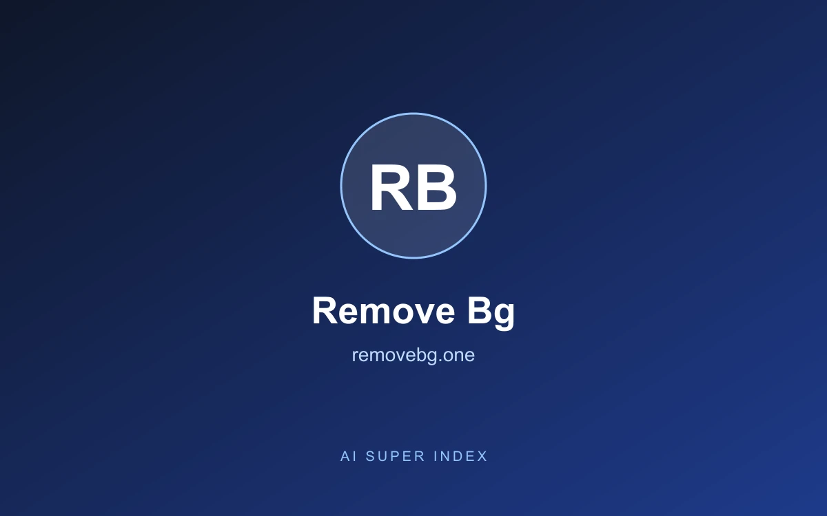 Remove Bg homepage screenshot