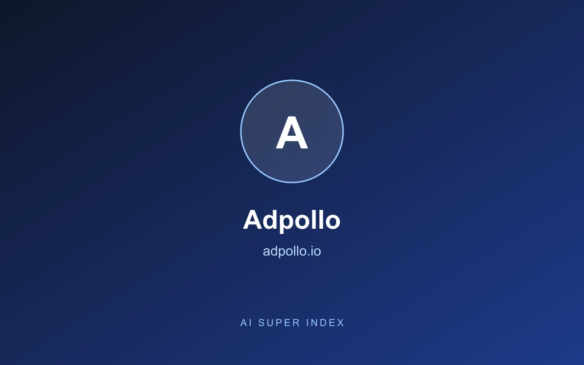 Adpollo homepage screenshot