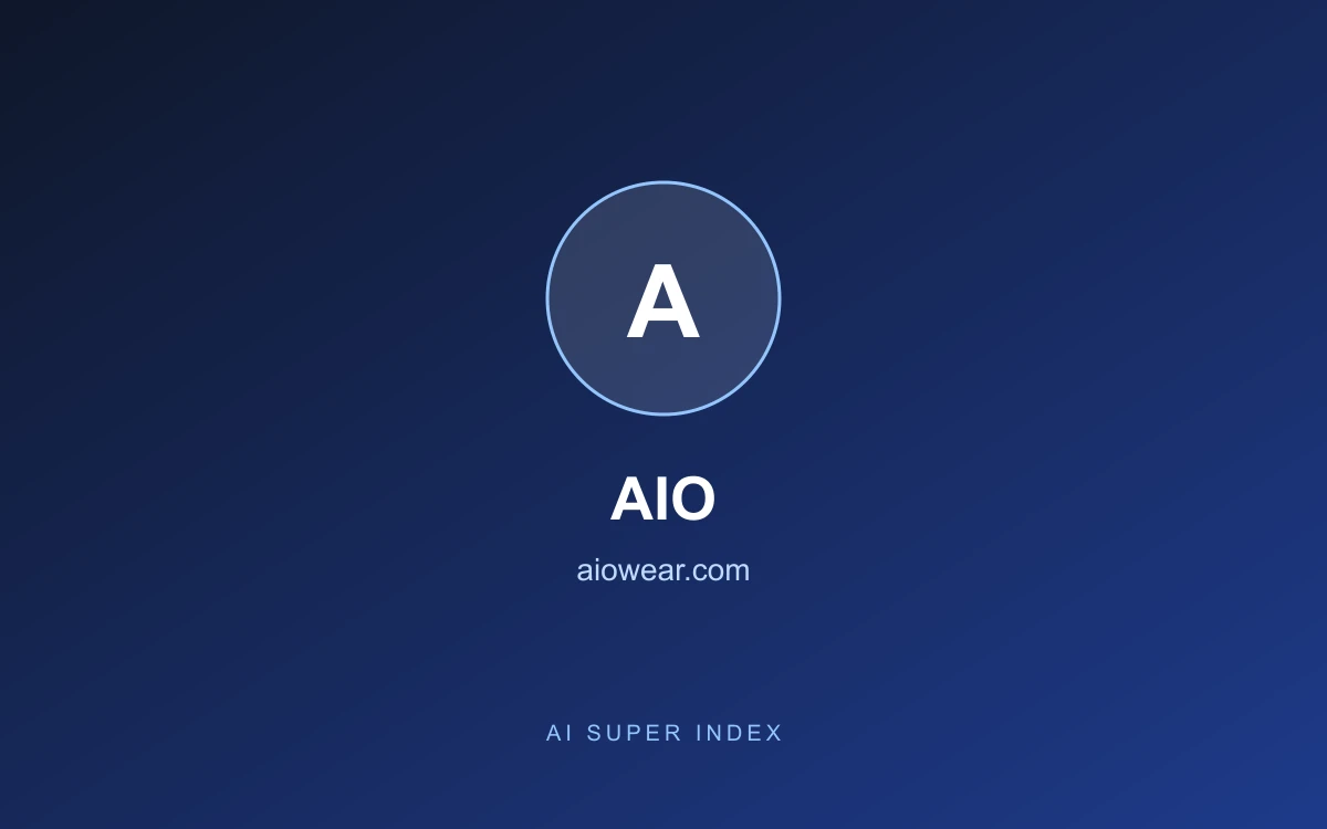 AIO homepage screenshot
