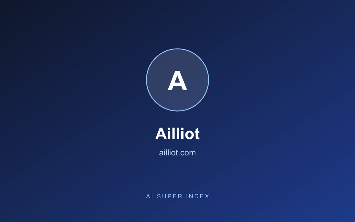 Ailliot homepage screenshot