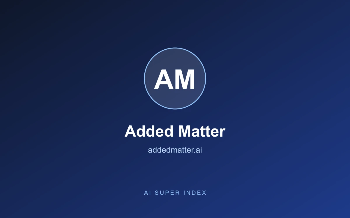 Added Matter homepage screenshot