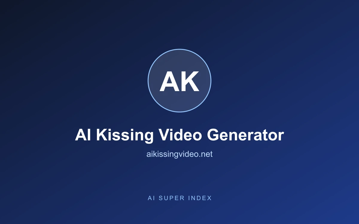 AI Kissing Video Generator homepage screenshot