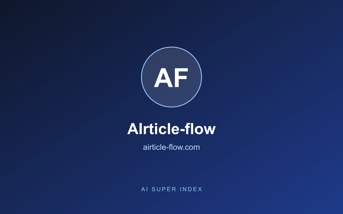 AIrticle-flow homepage screenshot