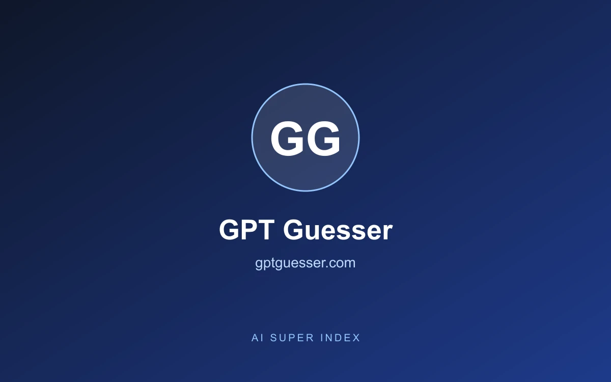 GPT Guesser homepage screenshot