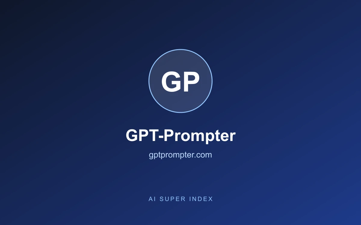 GPT-Prompter homepage screenshot