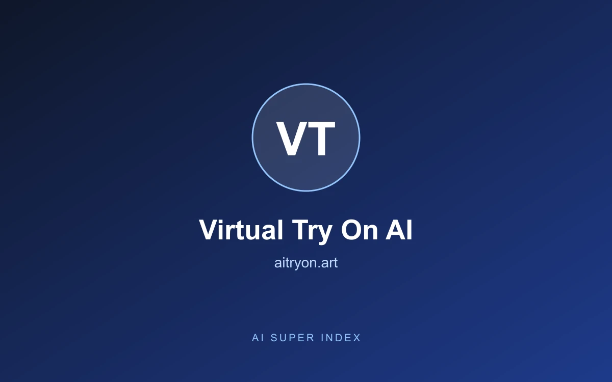 Virtual Try On AI homepage screenshot