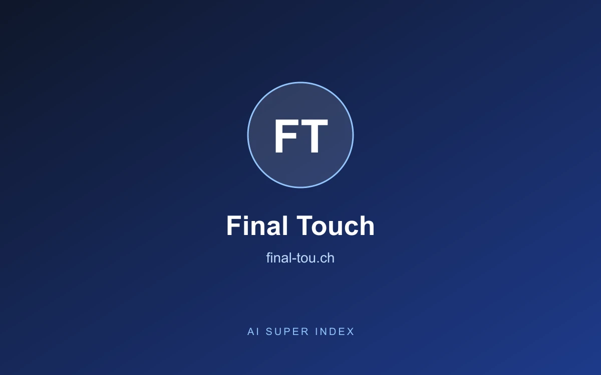 Final Touch homepage screenshot